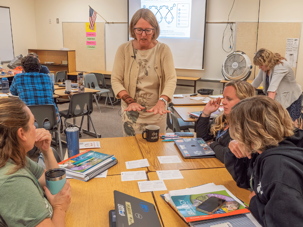 Educators participating in a BSCS Biology professional learning session.